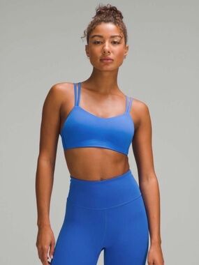 Lululemon Like A Cloud Bra B/C Cerulean Blue Size 10